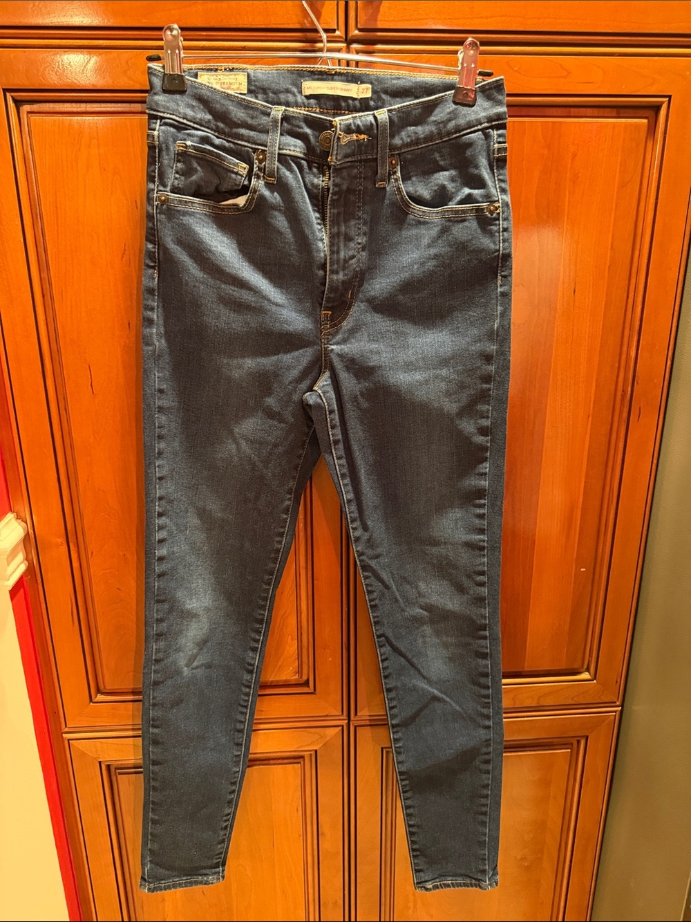 Levi's Women's Skinny Jeans — Dark Blue Denim